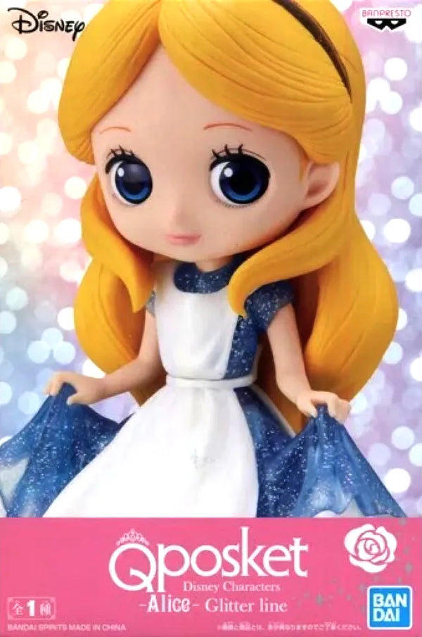 Banpresto Disney 迪士尼 愛麗絲夢遊仙境 Alice 愛麗絲 Qposket Glitter Line 公主 景品